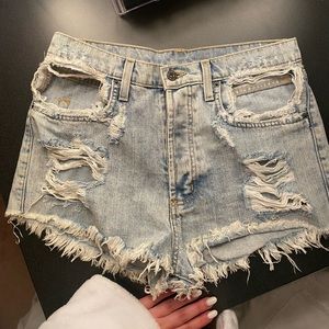 Carmar cut out pocket denim shorts